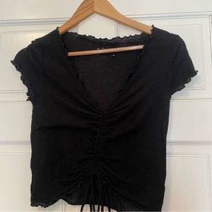 Urban Outfitter Ruched Tie Top